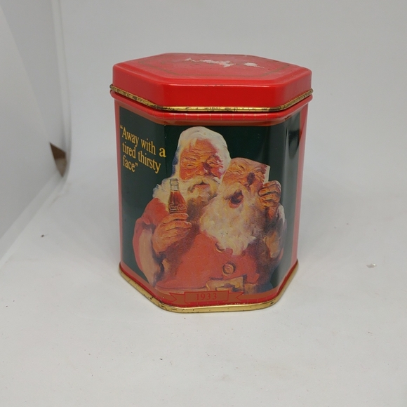 Lot Set of 2 vintage Coca-Cola Candles in Collector Metal Tins 1986 & 1991 - Picture 2 of 8